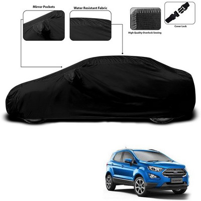 SEBONGO Car Cover For Ford Ecosport (With Mirror Pockets)(Black)