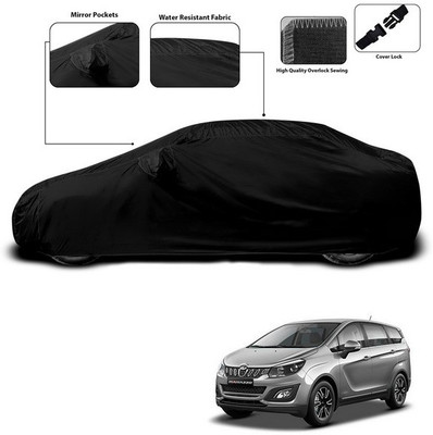 ANTHUB Car Cover For Mahindra Marazzo (With Mirror Pockets)(Black)