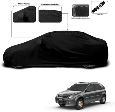 ANTHUB Car Cover For Mahindra Verito Vibe (With Mirror Pockets)(Black)