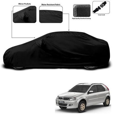 ANTHUB Car Cover For Mahindra Verito Vibe (With Mirror Pockets)(Black)