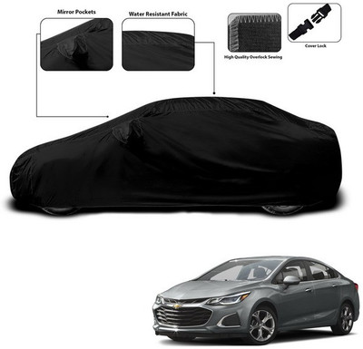 ANTHUB Car Cover For Chevrolet Cruze (With Mirror Pockets)(Black)
