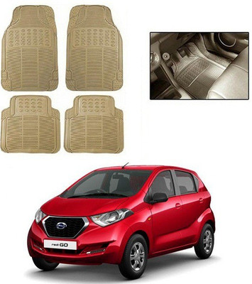 After cars Rubber 3D Mat For  Datsun Redi GO(Beige)