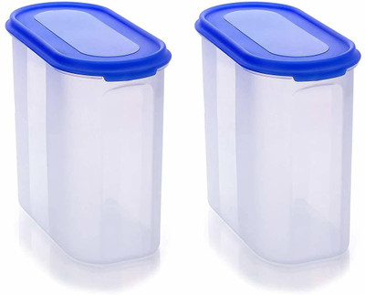 OMORTEX Plastic Grocery Container  - 1500(Pack of 2, Blue)