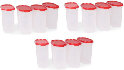 TUPPERWARE Plastic Grocery Container  - 1700 ml(Pack of 12, Red)