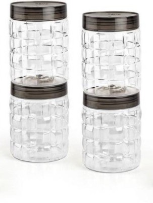 DP COLLECTION Plastic Grocery Container  - 2500 ml(Pack of 4, Clear)