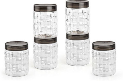 DP COLLECTION Plastic Grocery Container  - 2500 ml(Pack of 6, Clear)