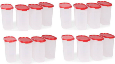 TUPPERWARE Polypropylene Grocery Container  - 1700 ml(Pack of 16, Red)