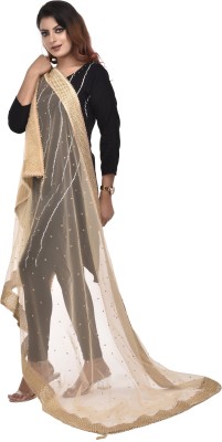 ufashion Net Embellished Women Dupatta