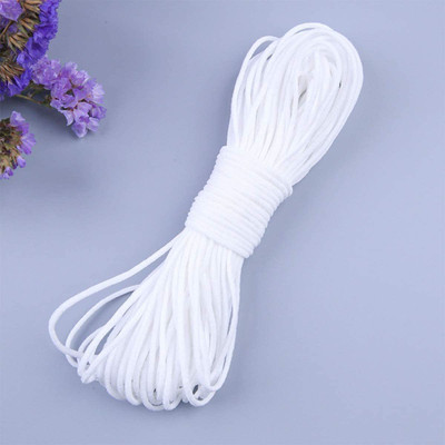 Sui Dhagga Elastic Thread and Cord White Elastic(50 m)