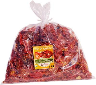 vale of kashmir Kashmiri Dried Tomato Slices Natural No Added Preservatives No Added Flavours(1 kg)