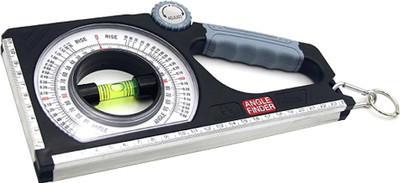 uptodatetools Protractor Angle Finder Slope Scale Level Measuring Instrument with Magnetic Base High Precision Multi-Functional Measuring Tool Angle Finder Slope Scale Magnetic Engineer's Precision Level(20 cm)