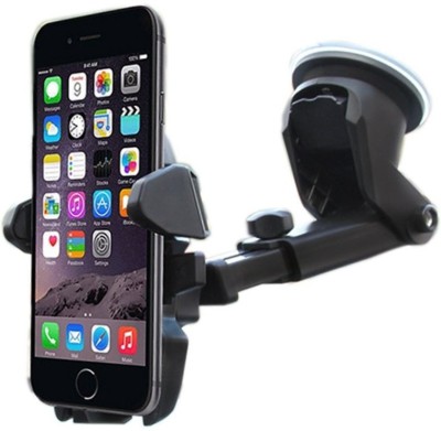 Alchiko Premium Extendable Telescopic Car Mount 360 Degree Rotation Silicone Sucker With Super Sticky Reusable Gel Pad Car Mobile Holder