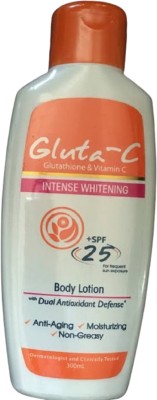 Gluta-C Intense Whitening Glutathione Vitamin C Lotion spf 25 300ml BIG SIZE(300 ml)