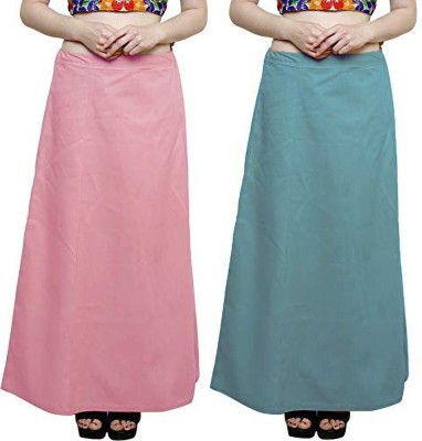 NewBELL P2_Baby Pink_Turqoise Pure Cotton Petticoat(Free)