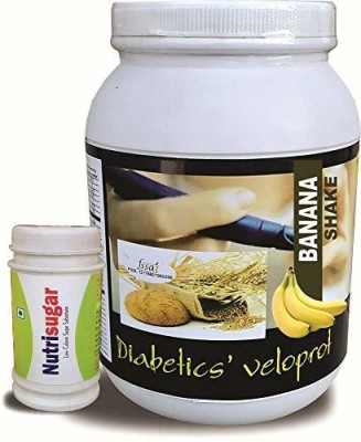 DEVELO Diabetic Protein Powder Sugar Free Supplement For Diabetes Care Veloprot Men Women Protein Blends(1 kg, BANANA SHAKE)