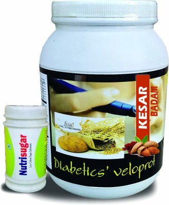 DEVELO Diabetic Protein Powder Sugar Free Supplement For Diabetes Care Veloprot Men Women Protein Blends(1000 g, KESAR BADAM)