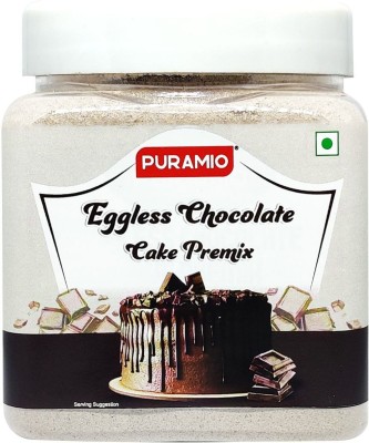 PURAMIO Eggless Chocolate Cake Premix, 350 g