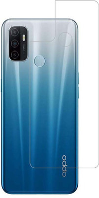 ISHANGEL Back Screen Guard for OPPO A53S OPPO A53, Gorilla Hammer Proof, flexible fiber unbreakable Screen Protector, [Not a Tempered Glass](Pack of 1)