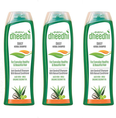 Dhathri Dheedhi Daily Herbal Shampoo ( Pack of 3)(100 ml)