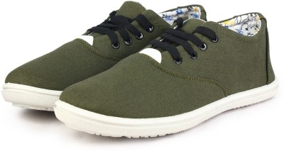 KANEGGYE Sneakers For Men(Green , 7)