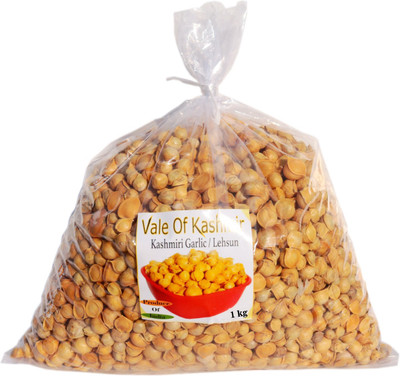 vale of kashmir Kashmiri Lehsun / Garlic, Himalayan Single Clove Garlic / Lasun(1 kg)