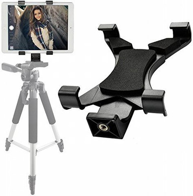 TECHGEAR 7-10 inch Tablet Tripod Mount Clamp for iPad Galaxy Pad Livestream Vlog Monitor Mobile Holder