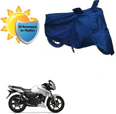 RPSENTTERPR Two Wheeler Cover for TVS(Apache RTR 180, Grey)