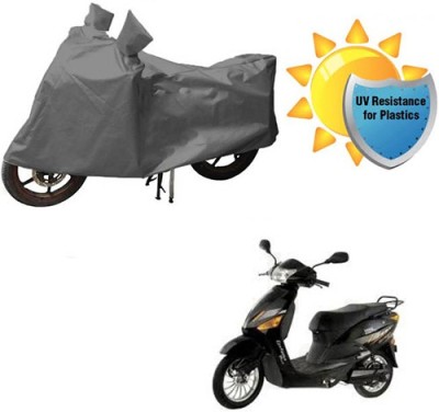 RPSENTTERPR Waterproof Two Wheeler Cover for Hero(Electric Zippy, Grey)