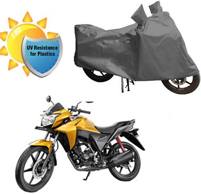 RPSENTTERPR Waterproof Two Wheeler Cover for Honda(CB Twister, Grey)