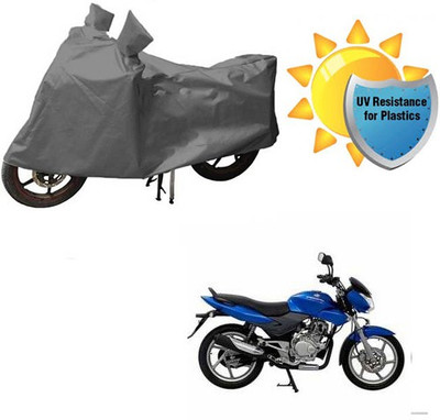 KazamaKraft Waterproof Two Wheeler Cover for Bajaj(DTS-i, Grey)