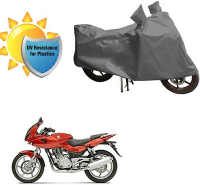 RPSENTTERPR Waterproof Two Wheeler Cover for Bajaj(Pulsar 220 DTS-i, Grey)