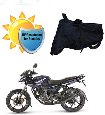 RPSENTTERPR Waterproof Two Wheeler Cover for Bajaj(Pulsar 135 LS DTS-i, Black)