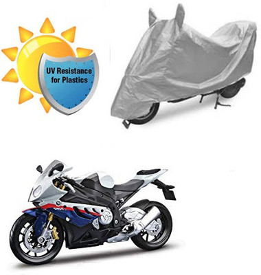 saanvi Waterproof Two Wheeler Cover for BMW(X1, Silver)