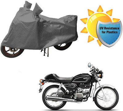 RPSENTTERPR Waterproof Two Wheeler Cover for Hero(Splendor Pro Classic, Grey)