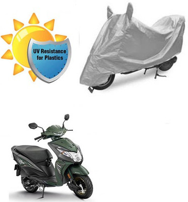 RPSENTTERPR Waterproof Two Wheeler Cover for Honda(Deo, Silver)