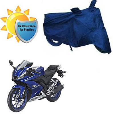 Mdstar Waterproof Two Wheeler Cover for Yamaha(R15, Grey)