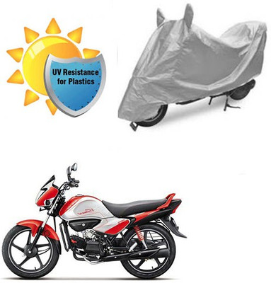 RPSENTTERPR Two Wheeler Cover for Hero(Splendor I Smart, Silver)