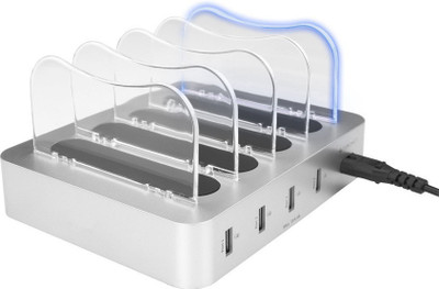 ZEBRONICS 4CSL 4 Port Docking Hub ZEB-4CSL USB Charger(White)