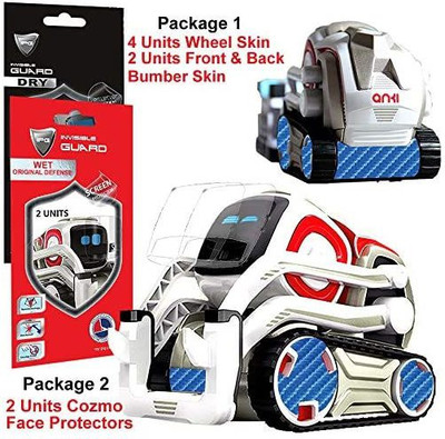 IPG for Cozmo Robot Face Screen Guard KIT Excellent Protector from Unexpected Attacks of Kids and Pets. Include Wheels Bumpe(Blue)