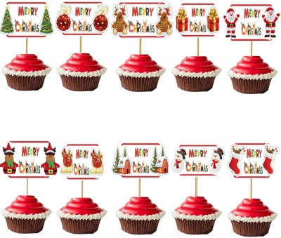 PREMIUM PARTY SHOP Edible Cupcake Topper(MULTI Pack of 12)