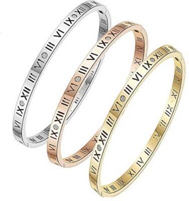 YouBella Alloy Gold-plated Bracelet Set(Pack of 3)