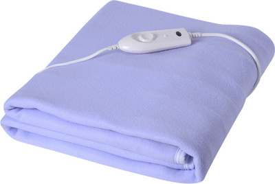 Expressions Solid Single Electric Blanket for  Heavy Winter(Polyester, Mauve)