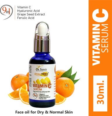 AromaYuth 9 in 1 Vitamin C Face Serum For- Glowing, Brightening, Young and Even Skin Tone(30 ml)