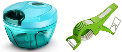 KB Sells Combo Of Handy Dori Chopper & Vegetable Cutter For Vegetable and Fruit (Pack Of 2) Vegetable & Fruit Chopper(Combo Of Handy Chopper & Vegetable Cutter)