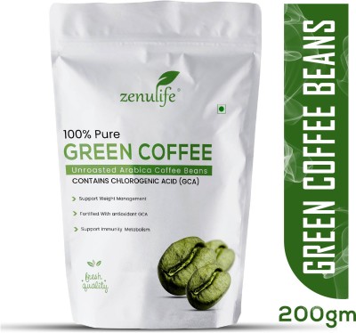zenulife Green Coffee Beans for Weight Loss Coffee Beans(200 g)