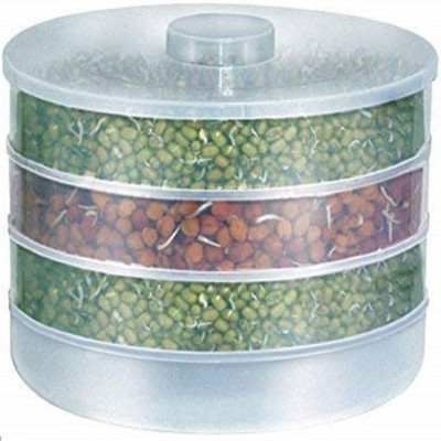 Pihu Creation Plastic Sprout Maker  - 1000 ml(White)