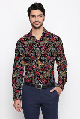 BuhaTrade Cotton Polyester Blend Printed Shirt Fabric