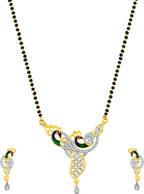 anjni creation Alloy Gold-plated Multicolor Jewellery Set(Pack of 1)