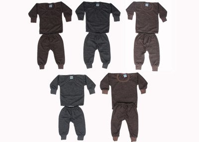 RJ GROUP OF COMPANY Top - Pyjama Set For Baby Boys & Baby Girls(Multicolor, Pack of 5)