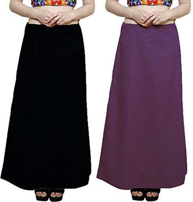 NewBELL P2_Black_Dark Purple Pure Cotton Petticoat(Free)
